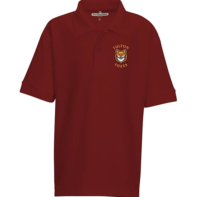 Soft Touch Pique Sport Shirt - Youth - Embroidered