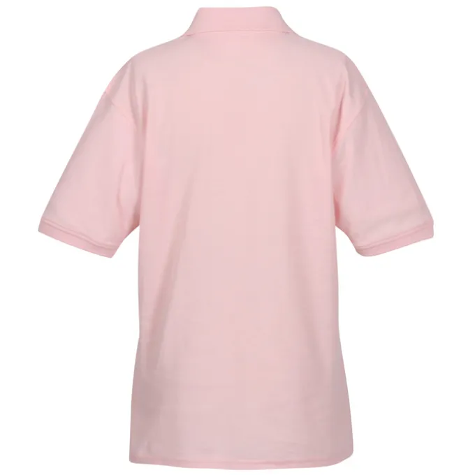Soft Touch Pique Y-Placket Sport Shirt - Ladies' - Embroidered
