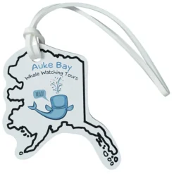 Soft Vinyl Full Color Luggage Tag - Alaska
