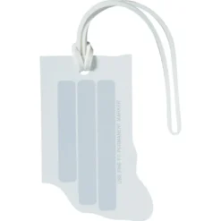Soft Vinyl Full Color Luggage Tag - Indiana