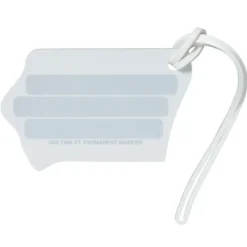 Soft Vinyl Full Color Luggage Tag - Iowa