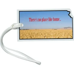 Soft Vinyl Full Color Luggage Tag - Kansas