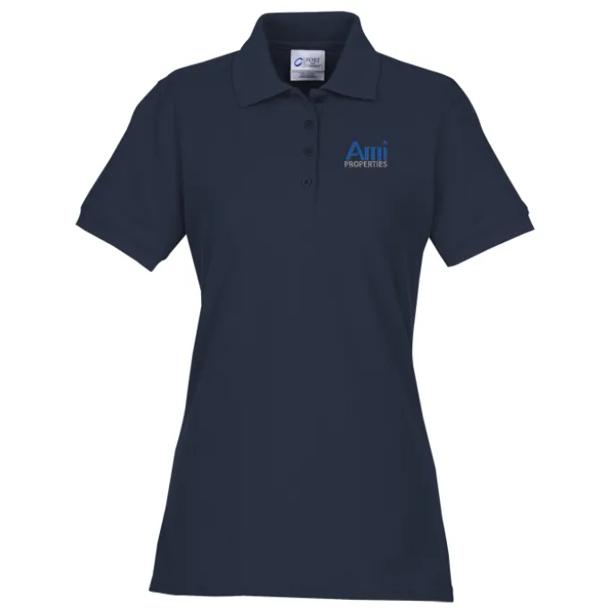 Soil Release Blend Pique Polo - Ladies'