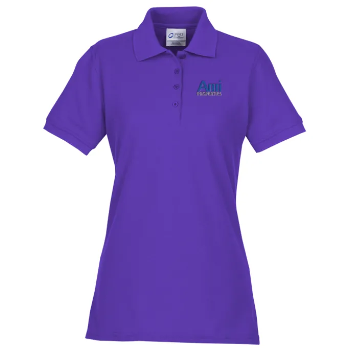Soil Release Blend Pique Polo - Ladies'