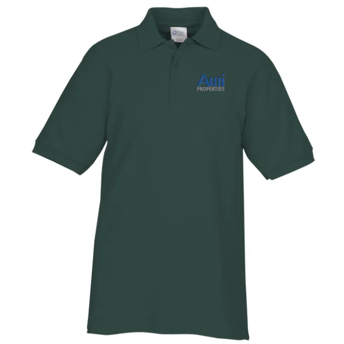 Soil Release Blend Pique Polo - Men's