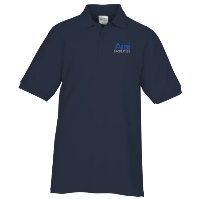 Soil Release Blend Pique Polo - Men's