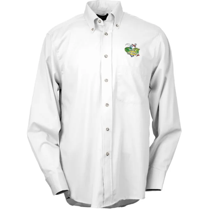 Soil Release Button Down Poplin Shirt - Men's