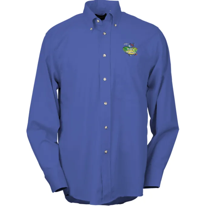 Soil Release Button Down Poplin Shirt - Men's - 24 hr