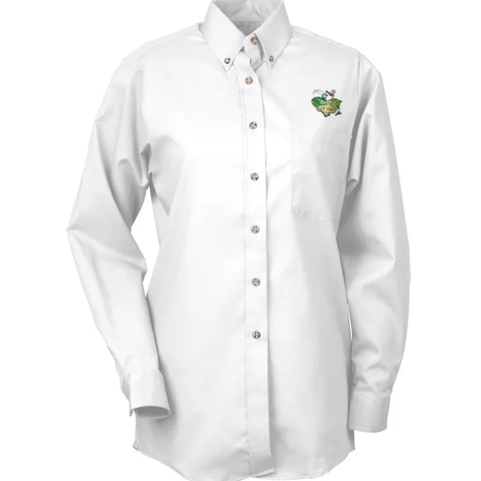 Soil Release Button Down Poplin Shirt - Ladies' - 24 hr