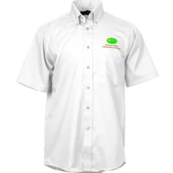 Soil Release Button Down SS Poplin Shirt - Men's - 24 hr