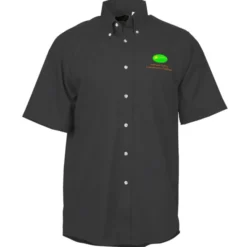 Soil Release Button Down SS Poplin Shirt - Men's - 24 hr