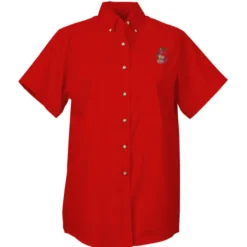 Soil Release Button Down SS Poplin Shirt - Ladies' - 24 hr