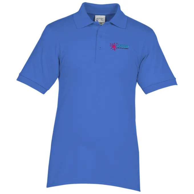 Soil Release Jersey Knit Polo - Men's
