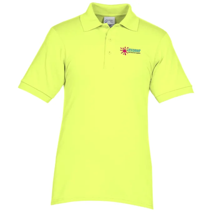 Soil Release Jersey Knit Polo - Men's