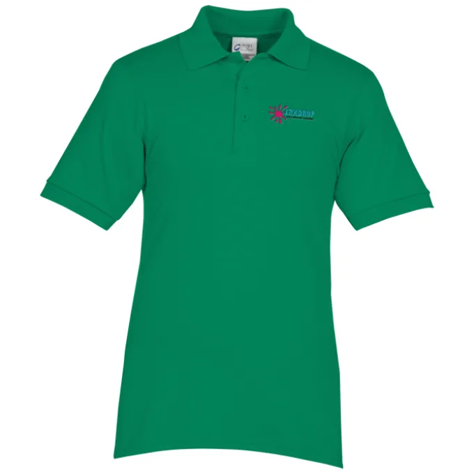 Soil Release Jersey Knit Polo - Men's