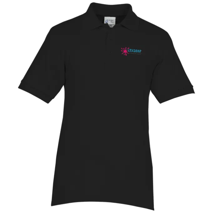 Soil Release Jersey Knit Polo - Men's