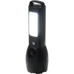 Solar Powered Rechargeable COB Flashlight