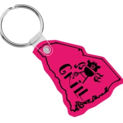 South Carolina Soft Keychain - Translucent