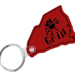 South Carolina Soft Keychain - Opaque