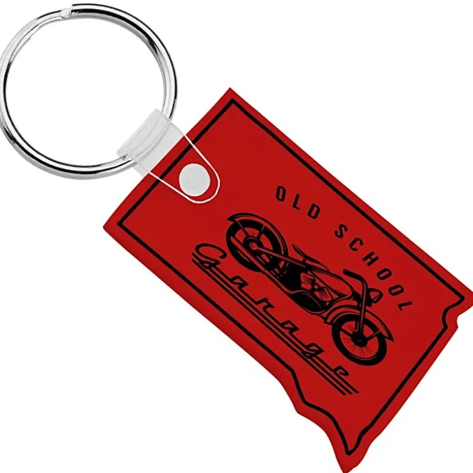 South Dakota Soft Keychain - Opaque
