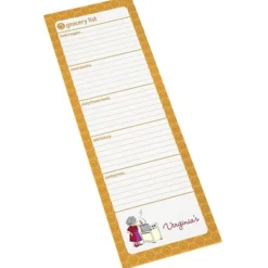 Souvenir Magnetic Manager Notepad - Grocery - 50 Sheet
