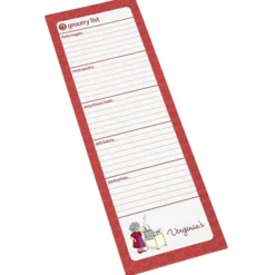 Souvenir Magnetic Manager Notepad - Grocery - 50 Sheet