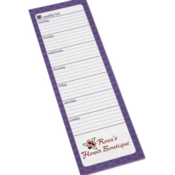 Souvenir Magnetic Manager Notepad - Weekly - 25 Sheet