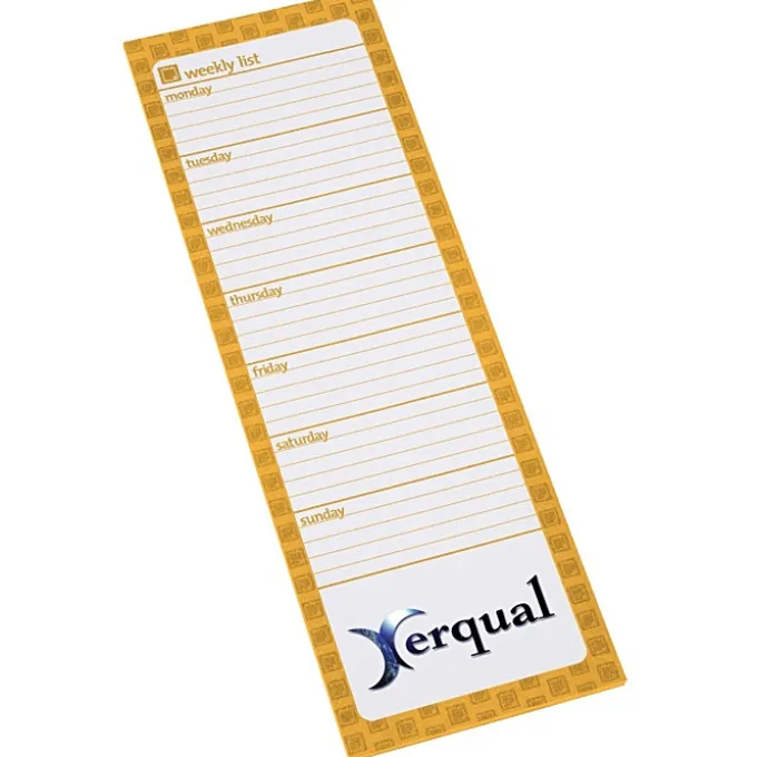 Souvenir Magnetic Manager Notepad - Weekly - 50 Sheet