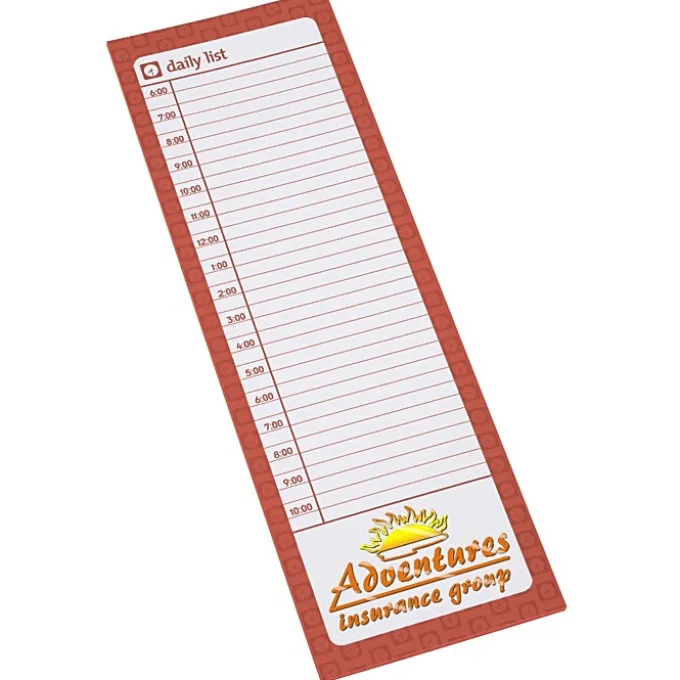 Souvenir Magnetic Manager Notepad - Daily - 50 Sheet