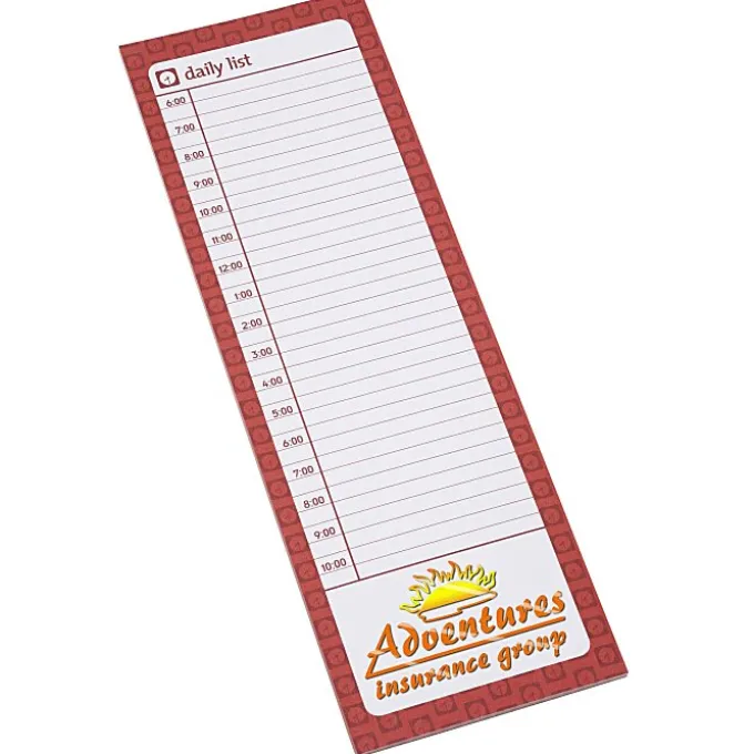 Souvenir Magnetic Manager Notepad - Daily - 50 Sheet