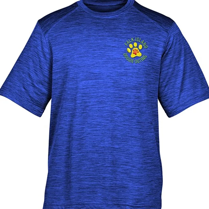 Space-Dyed Performance T-Shirt - Men's - Embroidered