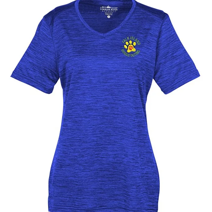 Space-Dyed Performance T-Shirt - Ladies' - Embroidered