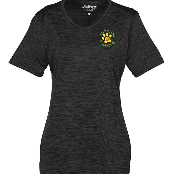 Space-Dyed Performance T-Shirt - Ladies' - Embroidered