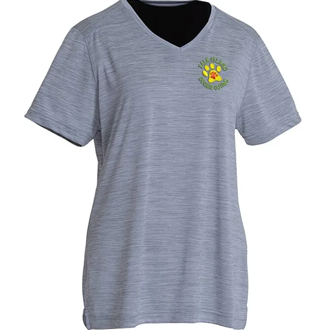 Space-Dyed Performance T-Shirt - Ladies' - Embroidered