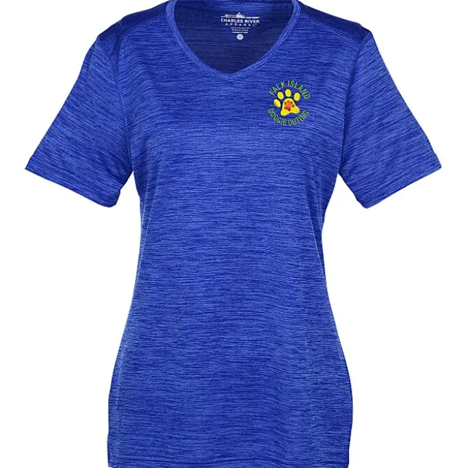 Space-Dyed Performance T-Shirt - Ladies' - Embroidered