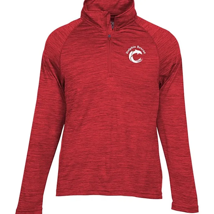 Space-Dyed 1/4-Zip Performance Pullover - Men's - Screen