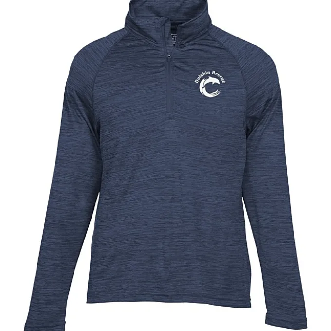 Space-Dyed 1/4-Zip Performance Pullover - Men's - Screen