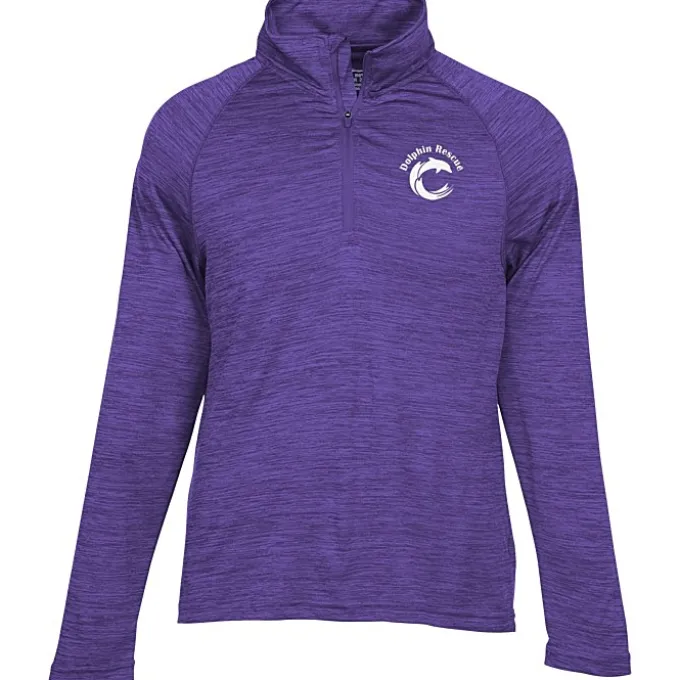 Space-Dyed 1/4-Zip Performance Pullover - Men's - Screen