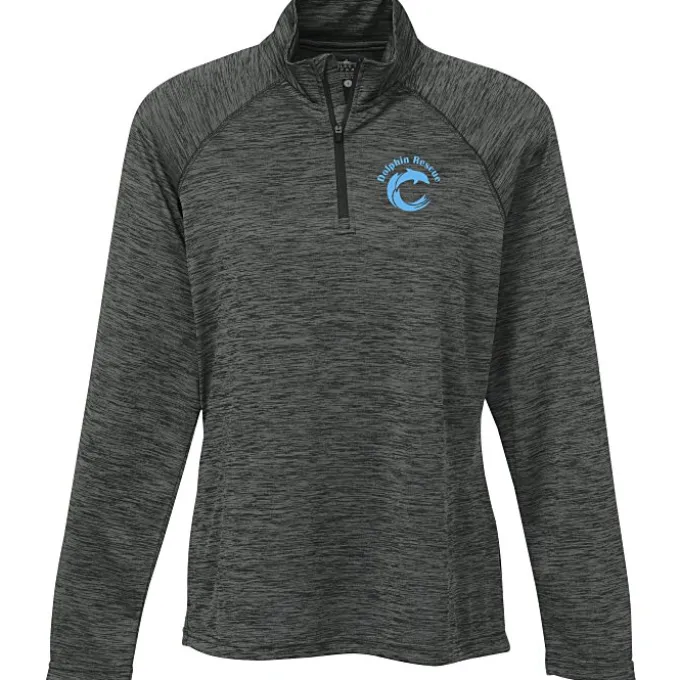 Space-Dyed 1/4-Zip Performance Pullover - Ladies' - Screen