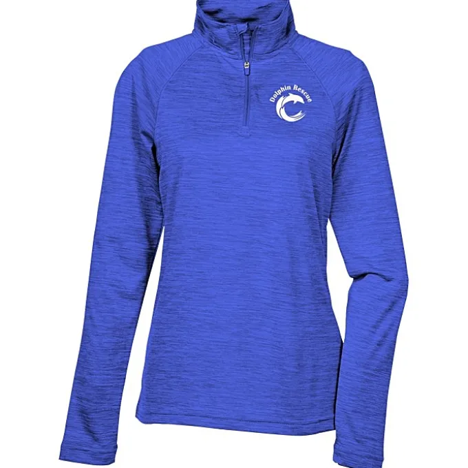 Space-Dyed 1/4-Zip Performance Pullover - Ladies' - Screen