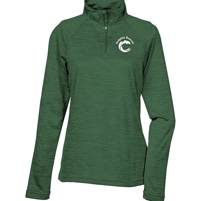 Space-Dyed 1/4-Zip Performance Pullover - Ladies' - Screen