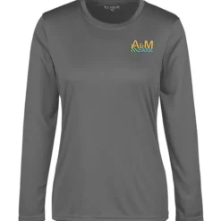 Spin Dye Jersey LS Tee - Ladies' - Embroidered