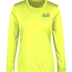 Spin Dye Jersey LS Tee - Ladies' - Embroidered