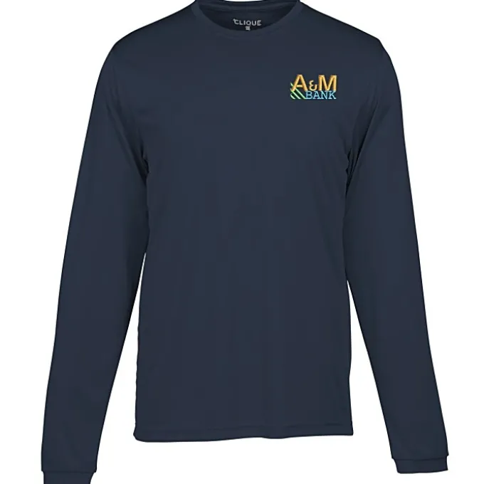 Spin Dye Jersey LS Tee - Men's - Embroidered