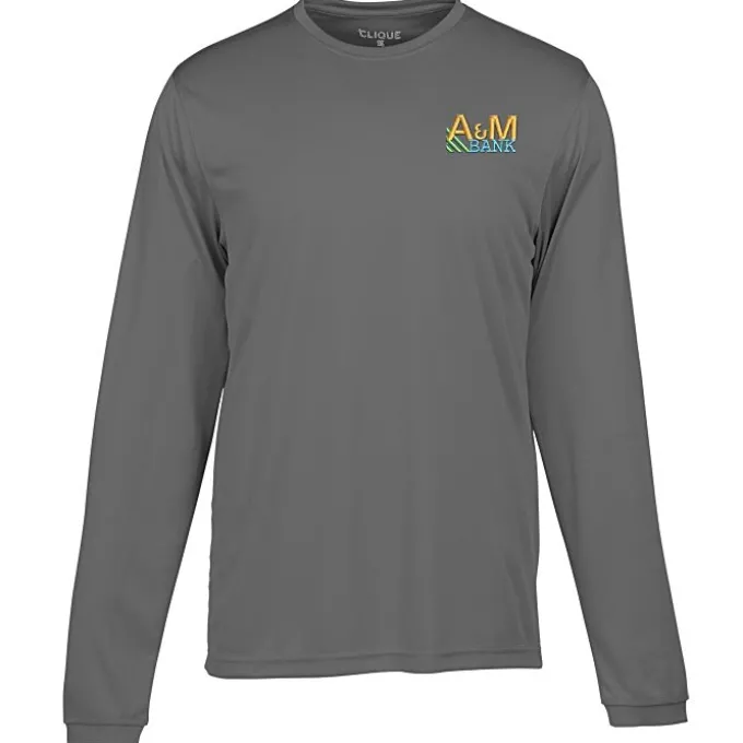 Spin Dye Jersey LS Tee - Men's - Embroidered
