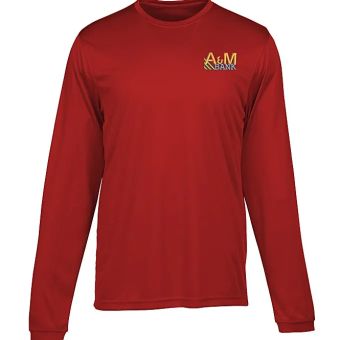 Spin Dye Jersey LS Tee - Men's - Embroidered