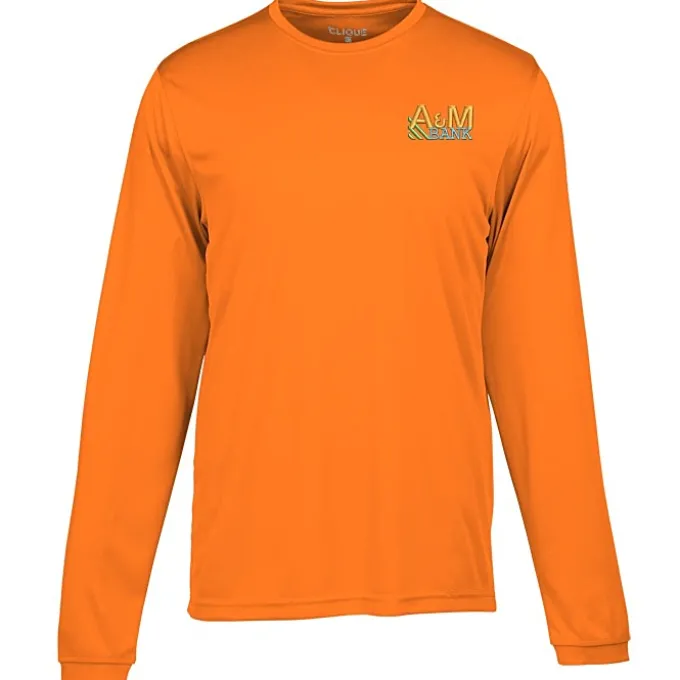 Spin Dye Jersey LS Tee - Men's - Embroidered
