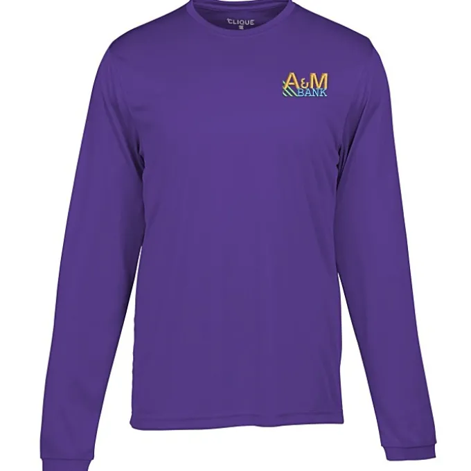 Spin Dye Jersey LS Tee - Men's - Embroidered