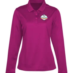 Spin Dye Long Sleeve Pique Polo - Ladies' - Full Color