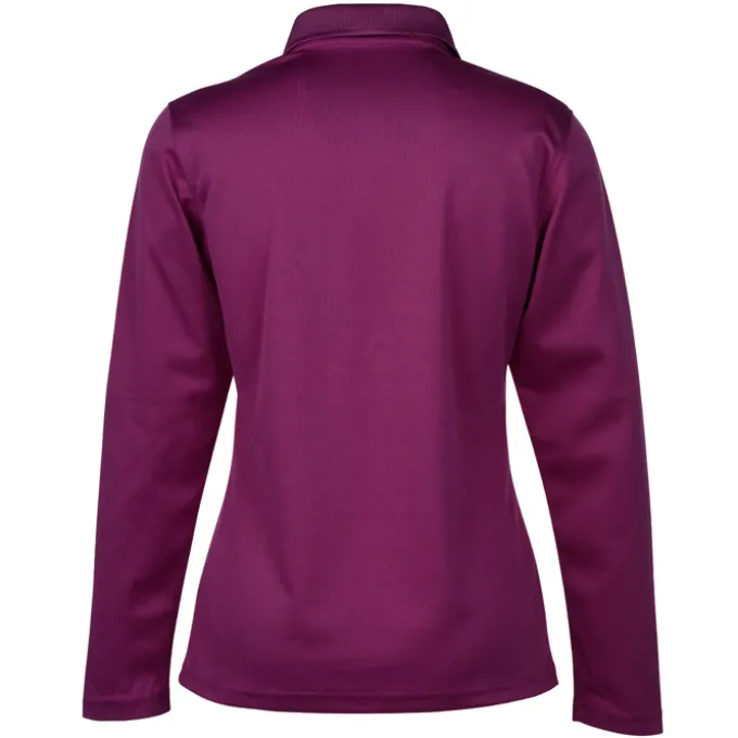Spin Dye Long Sleeve Pique Polo - Ladies' - Full Color
